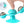 Turquoise kattenspeeltje met zuignap, draaiende bollen en borstel, ideaal voor kattenvermaak en tandverzorging. Geschikt voor interactieve speeltijd.