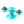 Blauwe interactieve katten speelgoed met zuignap en draaiende ballen, ideaal voor kattenvermaak en stressvermindering. Perfect voor actieve huisdieren.