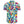 Heren Hawaiian overhemd met kleurrijke tropische bloemen en fruitprint, korte mouwen, casual zomermode, perfect voor strandvakanties.