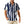 Blauw-wit gestreept overhemd voor heren, korte mouwen, casual stijl, zomermode, comfortabele pasvorm, ideaal voor dagelijks gebruik.