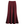 Bordeauxrode satijnen maxi-rok, elegant en vloeiend, perfect voor avondkleding. Luxe damesmode, stijlvolle lange rok voor speciale gelegenheden.
