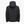 Zwarte softshell jas met capuchon, waterafstotend, ademend materiaal, ritszakken, geschikt voor outdoor activiteiten en dagelijks gebruik.
