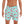 Turquoise zwembroek met roze flamingo's, herenmode, strandkleding, zomerse stijl, comfortabele pasvorm, trendy zwemshorts, opvallend design.