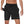 Zwarte sportshorts voor heren met elastische tailleband en trekkoord, zakken en merklogo. Ideaal voor fitness en hardlopen.