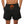 Zwarte zwembroek voor heren met oranje trekkoord, comfortabele pasvorm, ideaal voor strand en zwembad. Hoogwaardige zwemkleding voor mannen.