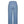 Blauwe damesjeans met hoge taille en rechte pijpen, achterkant. Comfortabele spijkerbroek, casual mode, denim kleding, trendy dameskleding.