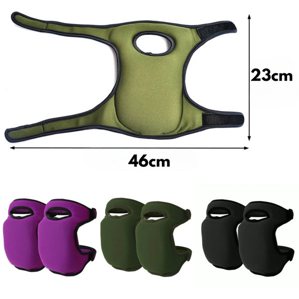 Groene neopreen gezichtsmasker met verstelbare klittenbandsluiting, 23x46 cm. Beschikbaar in paars, groen en zwart. Ideaal voor outdoor activiteiten.