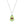 Zilveren ketting met avocado hanger, hartvormige pit. Trendy sieradenaccessoire, perfect voor avocado liefhebbers. Cadeau-idee voor vrouwen.