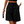 Zwarte damesbermuda met hoge taille, knoopsluiting en steekzakken. Stijlvolle korte broek voor zomeroutfits, ideaal voor casual en formele gelegenheden.
