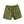 Olijfgroene linnen shorts met elastische tailleband en trekkoord, ideaal voor zomermode. Comfortabele en stijlvolle dameskleding.
