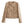 Beige dames boucle blazer met ronde hals, vier zakken en gouden knopen. Stijlvolle jas voor herfstmode, elegant en tijdloos design.
