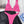 Roze ribgebreide bikini set op witte blouse en zwarte leren rok, met blauwe en witte handdoeken. Perfect voor strandmode en zomerstijl.