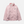 Roze winterjas met witte kraag, gewatteerd, unisex, met rits en zakken. Perfect voor koude dagen. Modieuze en warme jas voor dames en heren.