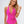 Roze dames badpak met diepe V-hals en ruches, ideaal voor strandmode. Perfecte pasvorm, trendy en comfortabel voor zomerse dagen.