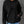 Zwarte gewatteerde hoodie voor dames, casual stijl, met capuchon en buidelzak, gecombineerd met blauwe jeans. Comfortabele en modieuze kleding.