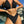 Zwarte bikini dames, haltertop met hoge taille slip, strandmode, zomerkleding, stijlvolle badkleding, zonnebaden, trendy zwemkleding.