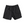 Zwarte linnen korte broek met elastische tailleband en trekkoord, geschikt voor casual zomeroutfits. Comfortabele en ademende damesmode.