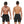 Man in zwarte sportshorts, voor- en achterkant, toont gespierd bovenlichaam. Ideaal voor fitness, hardlopen, training. Comfortabele pasvorm, ademend materiaal.