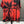 Rode Hawaïshirt met zwarte palmboomprint, korte mouwen, zomermode, casual strandkleding, tropisch design, heren T-shirt.