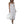 Witte zomerjurk met spaghetti bandjes en ruches, perfect voor strandmode. Luchtige maxi-jurk voor dames, ideaal voor warme dagen.