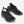 Zwarte ademende sandalen met open teen en elastische band, ideaal voor comfort en stijl. Perfecte zomerschoenen voor dagelijks gebruik.