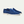 Blauwe suède loafers voor heren met witte zolen, stijlvolle casual schoenen, comfortabele pasvorm, ideaal voor dagelijks gebruik en modieuze outfits.