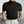 Zwarte gebreide herentrui met korte mouwen, hoge kraag en textuurpatroon. Stijlvolle casual outfit voor moderne mannen. Geschikt voor dagelijks gebruik.
