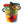 Abstracte bloempot met menselijk gezicht, kleurrijk en retro design. Perfect als unieke tuinaccessoire of verjaardagscadeau.