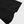 Zwarte katoenen T-shirt mouw, close-up. Hoogwaardige stof, casual kleding, minimalistisch design. Perfect voor dagelijks gebruik en comfort.