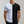 Zwart-wit gesplitst T-shirt voor heren, korte mouwen, modern design, casual mode, geschikt voor dagelijks gebruik, comfortabele pasvorm.