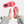 Roze slippers met strik, gedragen door persoon in gescheurde jeans. Modieuze dames sandalen, trendy zomerstijl, comfortabele pasvorm.
