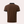 Bruin poloshirt met zwarte kraag en mouwboorden, herenmode, casual kleding, achteraanzicht, stijlvolle en comfortabele pasvorm.