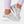 Witte dames sneakers met zilveren accenten, platformzool en perforaties. Modieuze en comfortabele schoenen voor dagelijks gebruik.
