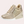 Gouden damessneaker met sleehak, mesh details en veters. Modieuze comfortabele schoenen voor dagelijks gebruik. Perfect voor casual outfits.