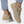 Dames sneaker in beige suède met glinsterende details, ritssluiting en witte zool. Modieuze casual schoenen, perfect voor dagelijks gebruik.