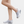 Dames sneakers wit, ademend mesh, verhoogde zool, comfortabele sportschoenen, casual stijl, lichtgewicht, modieus ontwerp, wandel- en hardloopschoenen.