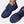 Donkerblauwe gebreide sneakers met veters, comfortabele sportieve schoenen voor dames, ideaal voor dagelijks gebruik en casual outfits.