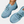 Lichtblauwe gebreide sneakers met veters, ademend ontwerp, comfortabele pasvorm, ideaal voor casual en sportieve outfits, damesmode.