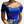 Blauwe off-shoulder top voor dames, elegante en stijlvolle mode, perfect voor casual en feestelijke gelegenheden. Trendy dameskleding.