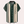 Groen-beige herenoverhemd met korte mouwen, verticale strepen en ruitpatroon. Casual zomerstijl, knoopsluiting, ademende stof.