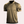 Khaki poloshirt met korte mouwen, zwarte stiksels en gestreept patroon op de mouw. Ideaal voor casual en sportieve gelegenheden.