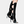Zwarte leren open teen laarzen met hoge hakken en uitsnijdingen, stijlvolle damesmode, trendy schoeisel, elegant design.