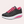 Zwarte damessneaker met roze veters en witte zool, Koreaanse tekens, comfortabele sportieve stijl, ideaal voor dagelijks gebruik en wandelen.
