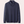 Donkerblauwe trui met V-hals en geruite mouwen, herenmode, stijlvolle casual outfit, trendy kleding, comfortabele pasvorm.
