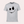 Grijze T-shirt met zwart, grijnzend schedelontwerp, unisex, casual stijl, perfect voor Halloween, gemaakt van katoen, comfortabele pasvorm.