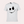 Witte T-shirt met zwart Jack Skellington gezicht, Halloween design, unisex, casual kleding, katoen, comfortabele pasvorm, populaire filmkarakter.