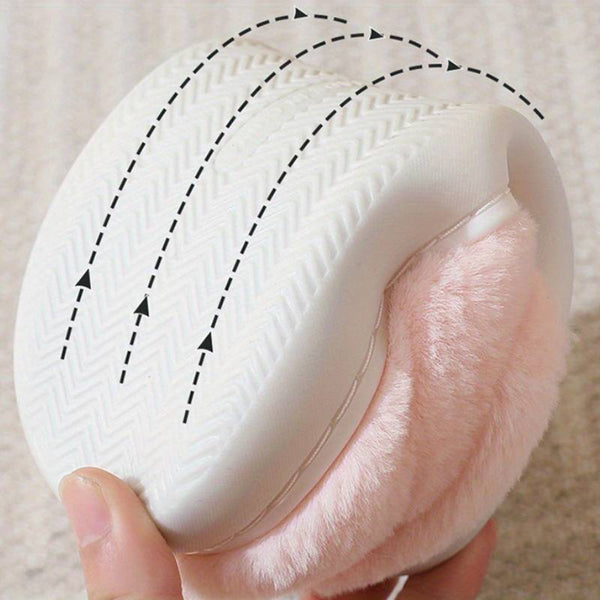 Zachte roze en witte siliconen gezichtsscrubborstel met ergonomisch ontwerp, ideaal voor huidverzorging en exfoliatie. Perfect voor dagelijkse gezichtsreiniging.