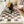 Zwart-witte kat op geruite katoenen bankhoes in woonkamer, omringd door speelgoed en decoraties. Perfect voor huisdierbescherming en interieurstijl.