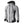 Grijze heren hoodie met zwarte accenten, ritssluiting en capuchon. Comfortabele sportkleding, ideaal voor casual en sportieve outfits.