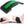 Groene rugstretcher met acupressuurpunten, gebruikt door vrouw liggend op de grond. Ideaal voor rugpijnverlichting en houdingcorrectie.